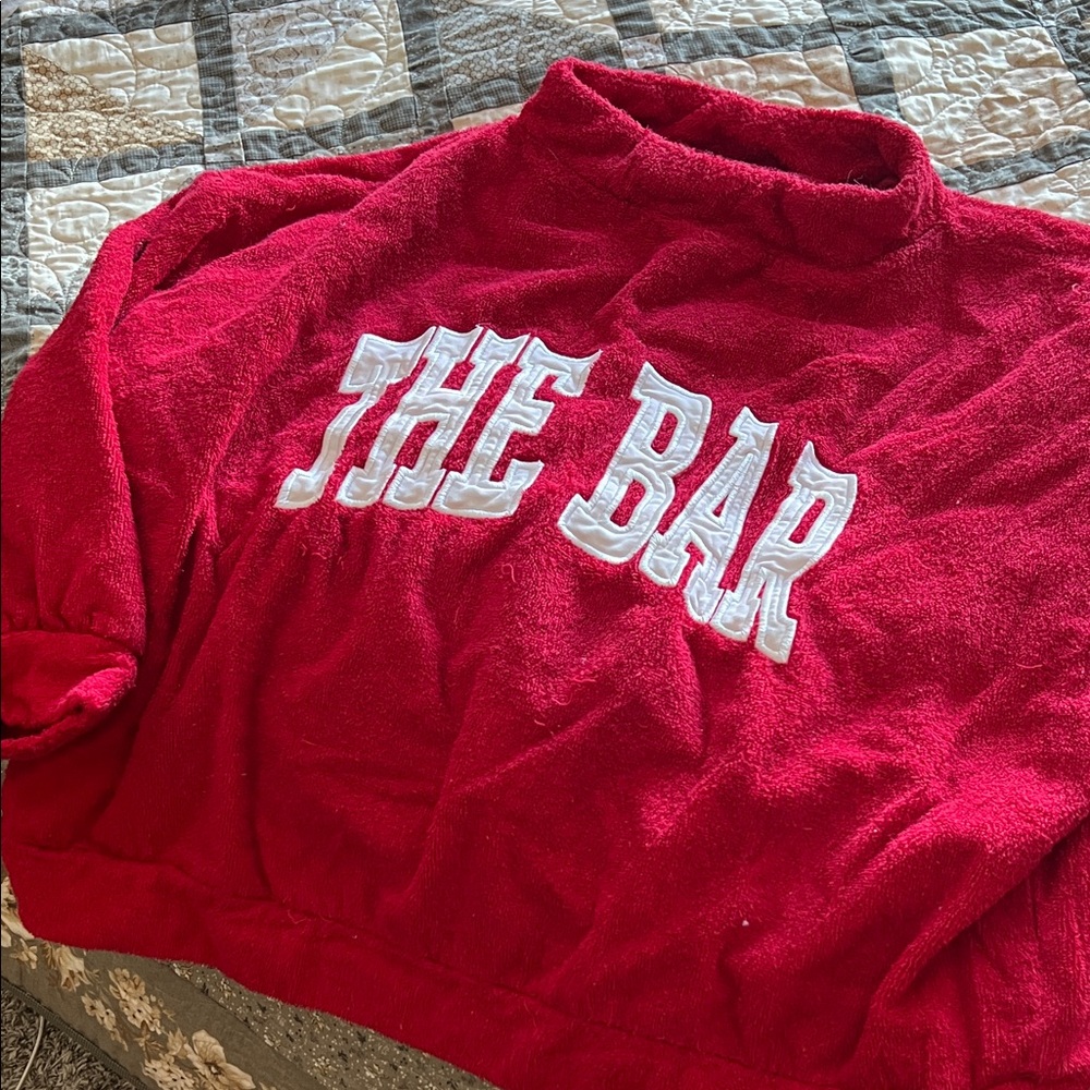 The bar terry high neck